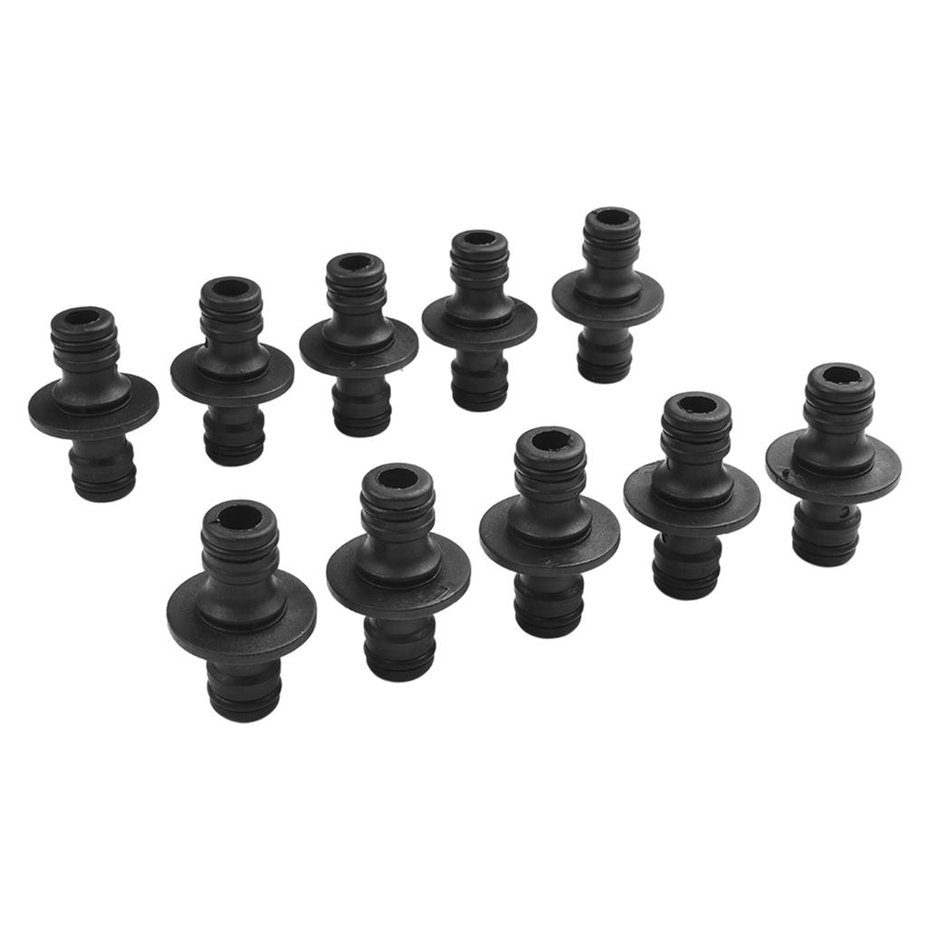 Tool Quick Coupling Accessory Garden Hose Part Two-way Watering 10pcs 50*16*9mm ABS Connector Faucet Rustproof