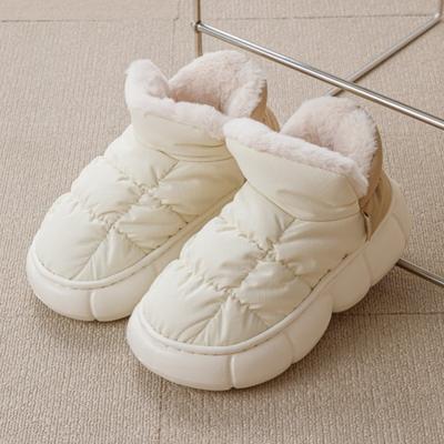 Thick Soled Winter Women Snow Boots Cold-proof Furry Comfortable Outside Waterproof Footwear Anti-skid Platform Ladies Shoes