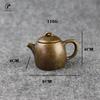 Antique Copper mini Fingertip Kettle Teapot Pocket Incense Burner Retro Brass Tea Pet Home Decorations Accessories Desk Ornament