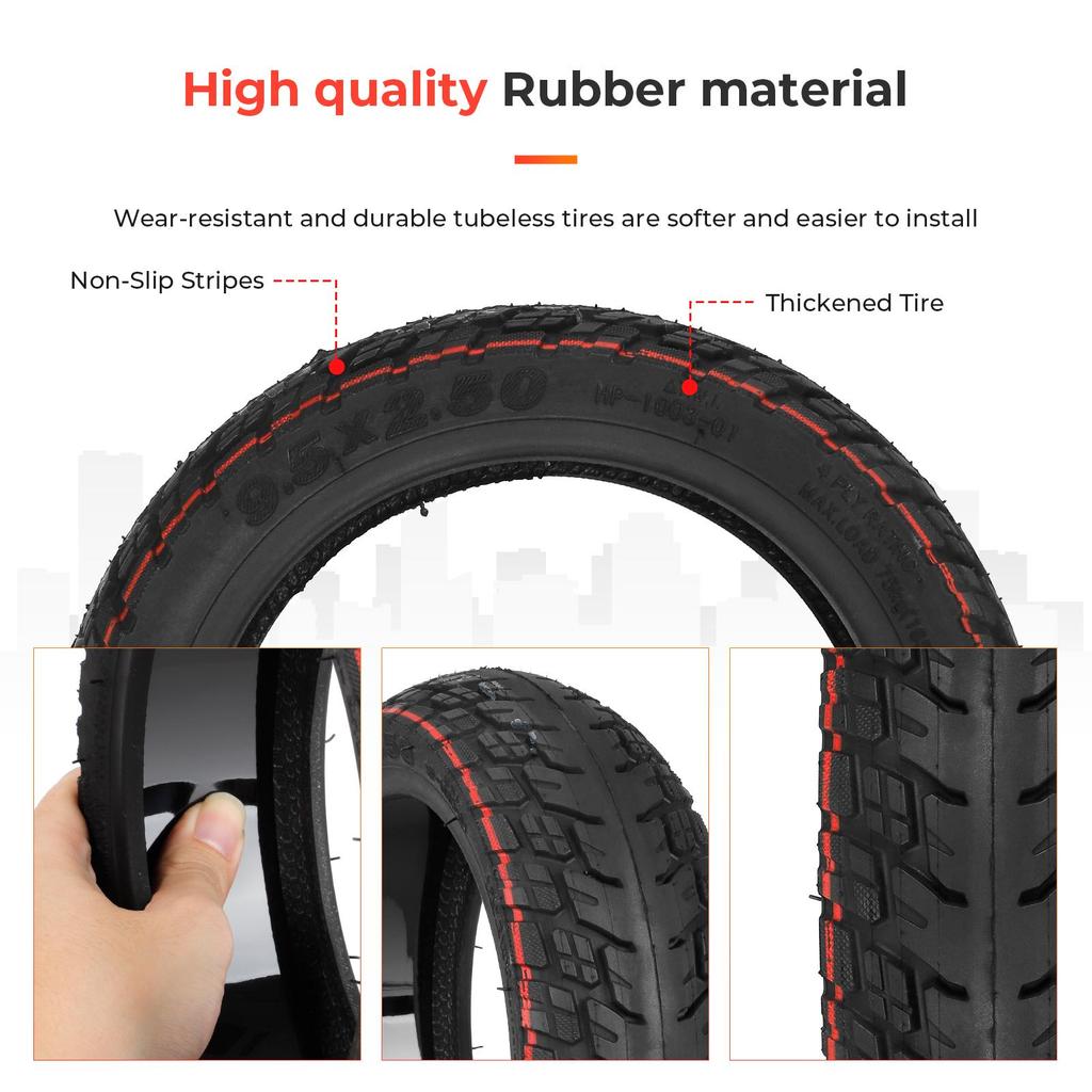 Ulip Self-repairing 9.5*2.50 off-road tubeless tire with goo
