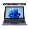 Windows 11 with 4GB 128GB Japanese USB Webcam GM-JAPAN Laptop, Office, 575g, 10.1-inch 2-in-1 Tablet, Memory, SSD, Keyboard, Celeron, Wi-Fi, 3.0,