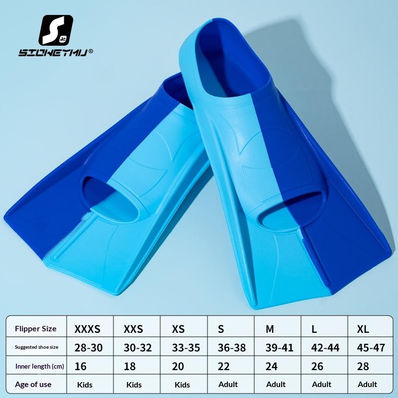 Oem Professional Silicone Swimming Flippers Shoes For Children Adults Zhejiang Origin Training Diving Equipment