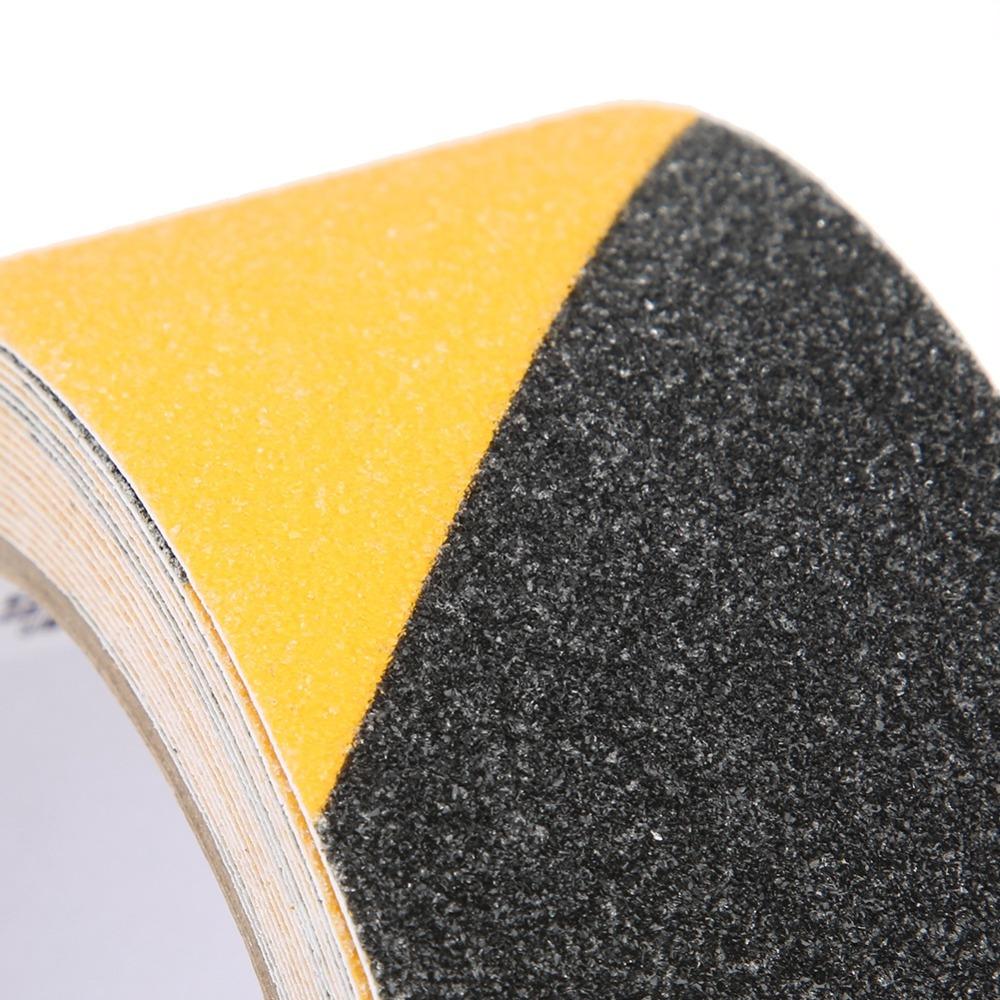 50mm X 5m Anti Slip Tape Black Yellow Color High Traction Tape Caution Warning Tape  Floor Warning