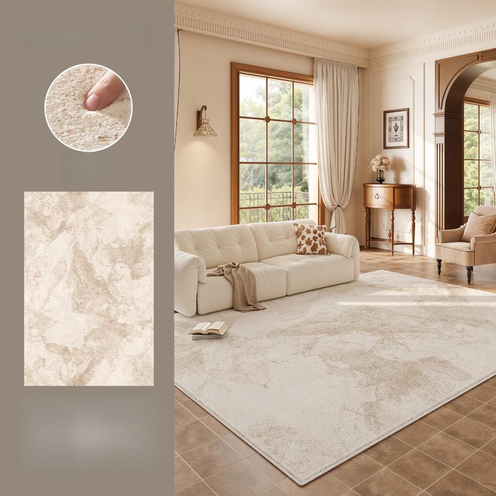 Large Area Living Room Decoration Thick Plush Carpet Modern Style Rugs for Bedroom Fluffy Soft Study Floor Mat Home Washable Rug