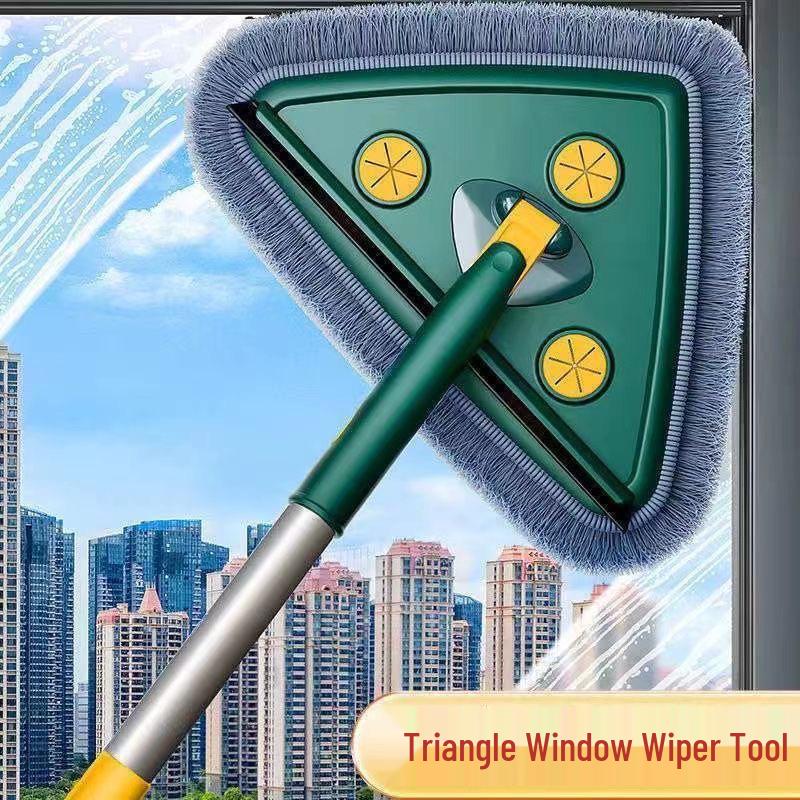 Triangle Mop: Lightweight Multi-Surface Cleaner for Kitchen, Ceiling, Tile, Floor, and Wall