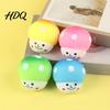 Cartoon Mushroom Squeeze Toy Shape Slow Rebound Decompression Soft Rubber Bright Color Stress Relief Ball Desktop Ornament Safe Kids