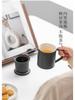 Ceramic Tea and Water Separation Mug with Lid and Filter - Office Event Souvenir