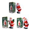 Twerking Santa Dolls Christmas Ornament Electric Dancing Xmas Santa Moving Figure Christmas Decoration Gifts For Party Home