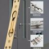 304 Stainless Steel Hidden Bolt Security  Built-in Latch Lock Embedded latch,Fire Emergency Door Escape Door Lock