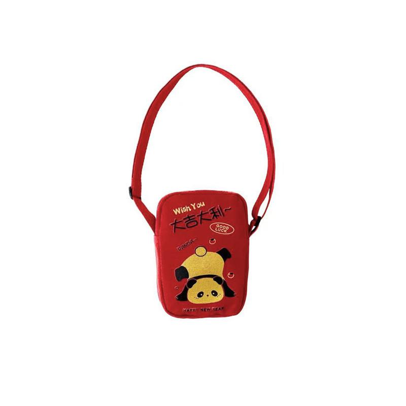 Mini Canvas Cute Panda Shoulder Bag For Kids Perfect For New Celebrations Year