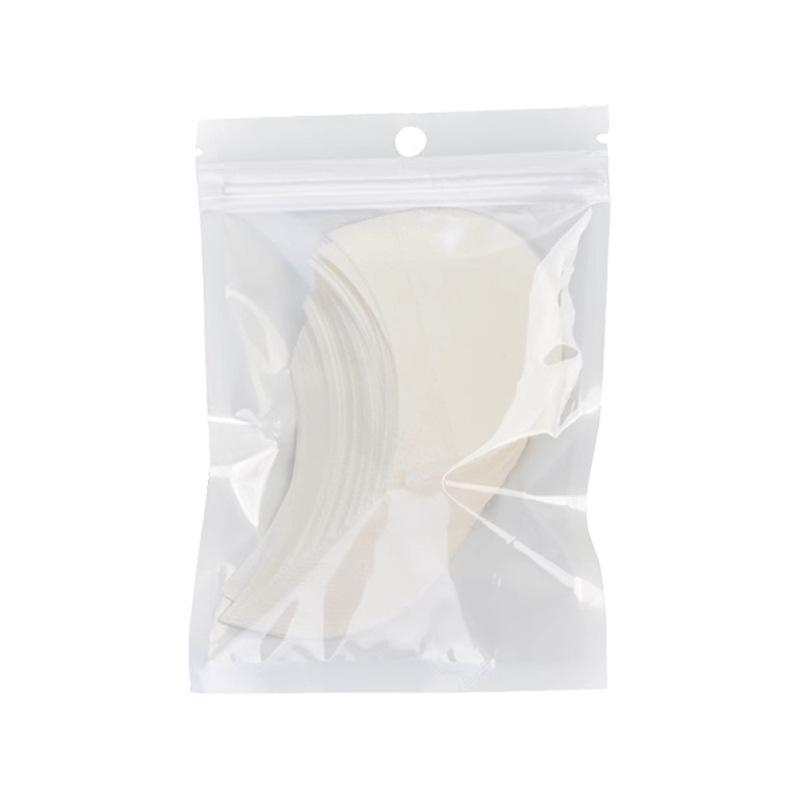 Eyelash Removal Crescent Pads: Soft, Non-Curling, Adhesive Eye Patches for Extensions