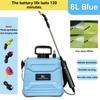 8L Electric Sprayer USB Rechargeable Electric Sprayer with 3 Atomising Nozzles and Adjustable Shoulder Strap Suitable for Lawn and Garden Watering Sp