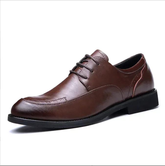 

Fashion Handcrafted Mens Oxford Shoes Genuine Calfskin Leather Brogue Dress Shoes Classic Business Formal Shoes Man 2025 45