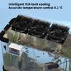 FishTank Clip on Cooling Fan Water Plant Cooling Temperature Control Aquarium Chiller Cooling Fan Adjustable