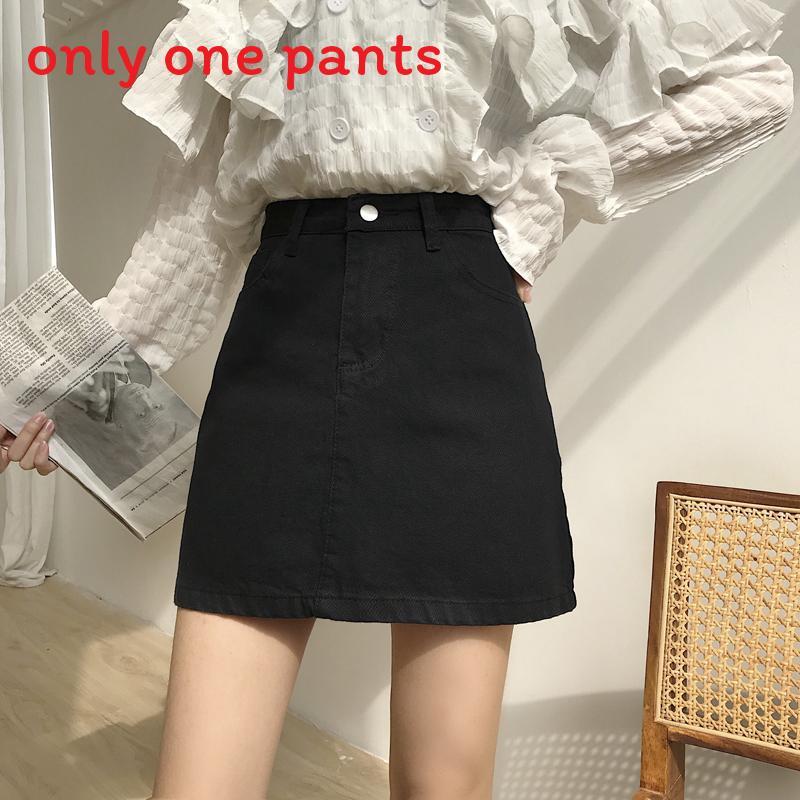 Vintage Denim Suspender Skirt With Knitted Fabric For Casual And Travel Wear