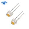 50/100PCS Straw Hat LED 5mm Super Bright LED Diode F5 Light Emitting Diode Blue Green Red Yellow White, for DIY Electronic
