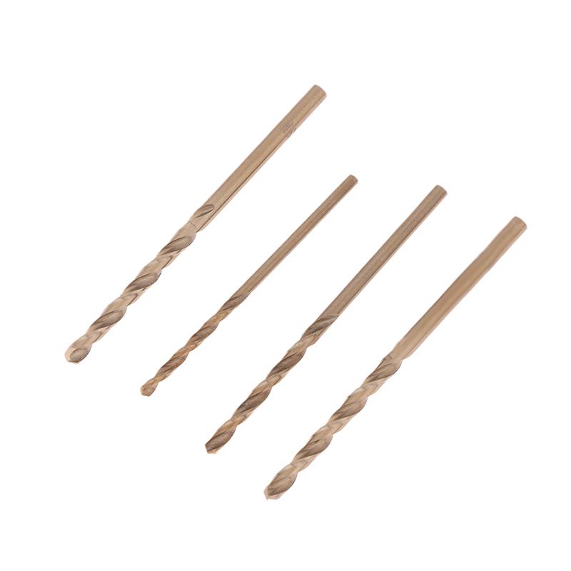 10Pcs/Set Hss M35 Cobalt Drill Bits 1-3Mm For Metal/Stainless Steel - High-Speed Steel Cobalt Coated Drill Bits With Enhanced