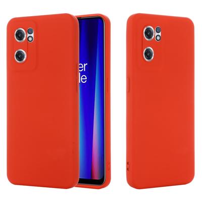 For OnePlus Nord CE 2 5G Pure Color Liquid Silicone Shockproof Full Coverage Phone Case