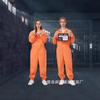 Adult cosplay costume Halloween prisoner costume Prison prisoner cosplay costume Orange uniform