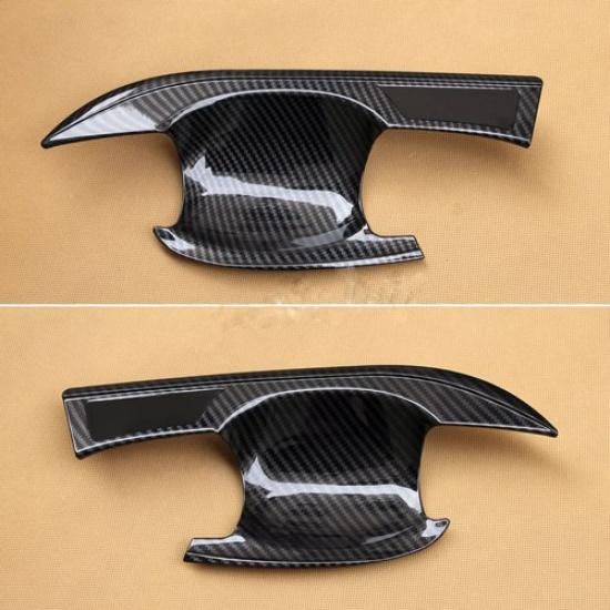 For Mitsubishi Eclipse Cross 2018-2025 Carbon Fiber Door Handle Protector Trims