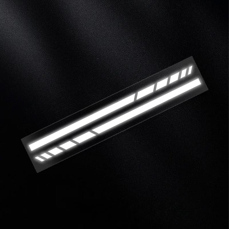 2pcs Stripes Sport Car Stickers for Bumper Rearview Mirror Waterproof Motorcycle Helmet Fuel Tank Refit Vinyl Decals Decoration