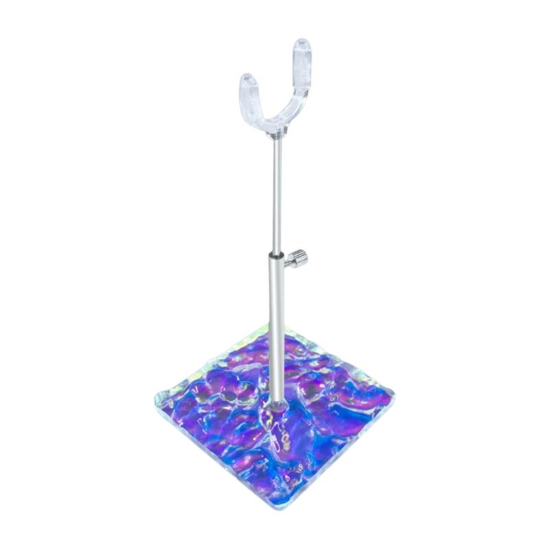 Adjustable Height Doll Stand With Wavy Base For Stable Doll Display And Action Figure Photography Accessories