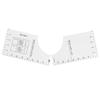 T Shirt Ruler Guide 18 Inch Acrylic Round Neck T Shirt Alignment Tool Sewing Supply for Heat Press Accessories