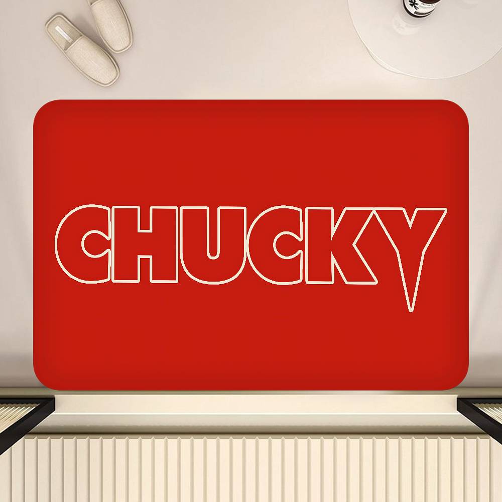 Classic Chucky Horror Movie Floor Mat INS Style Soft Bedroom Floor House Laundry Room Mat Anti-skid Household Carpets