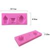 3 Cavity Silicone Teapot Cup Cupcake Fondant Mold Baking Tray Cake Decor Tool