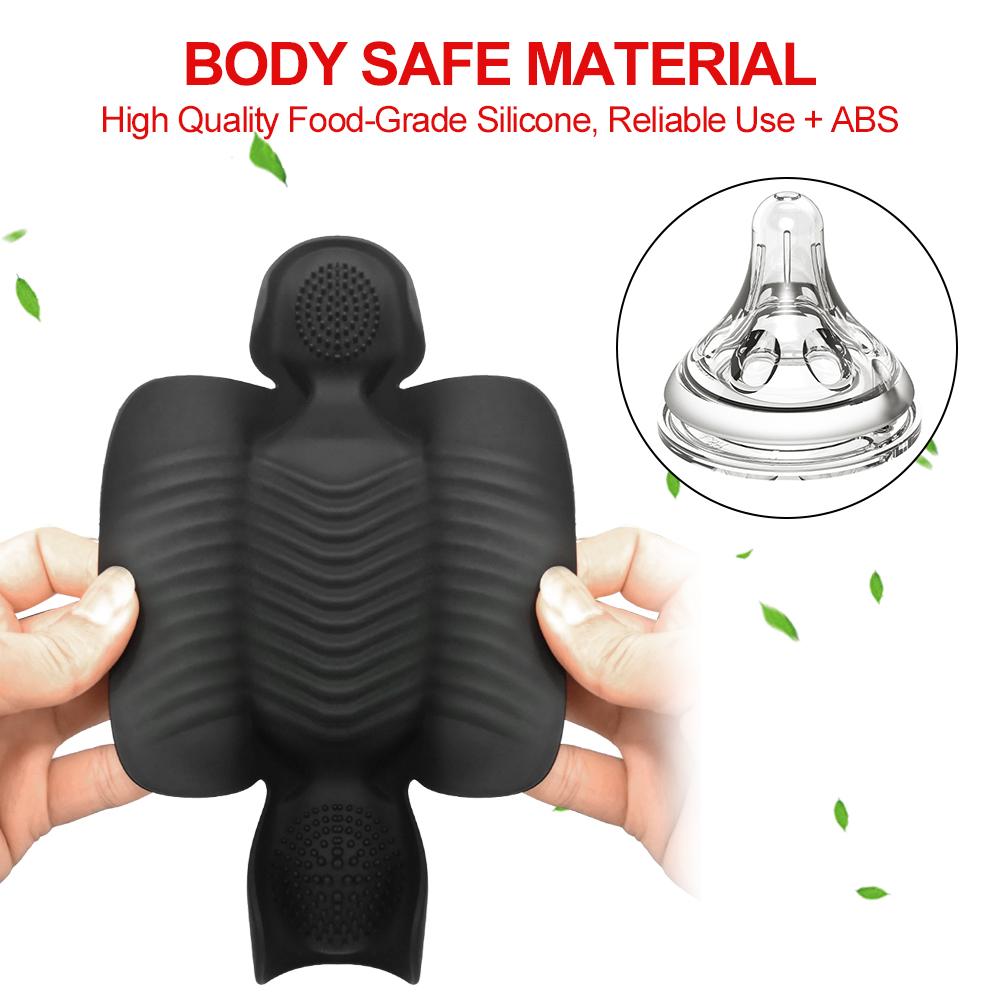 Male Automatic Masturbator Adjustable 10 Frequency Vibration Masturbation Cup Trainer Delayed Ejaculation Adult Sex Toys 18