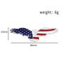 Adler Brooch Amerikanische Nationalkarte Flagge Brooch Länderflagge Abzeichen Anstecknadel Reise für Männer Frauen Rucksäcke Zubehör Geschenk
