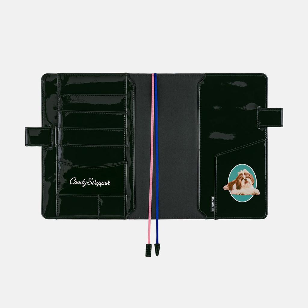 Hobonichi Techo Cousin Planner Candy RANDOM (A5) Cover Stripper/DOG&CAT (black)