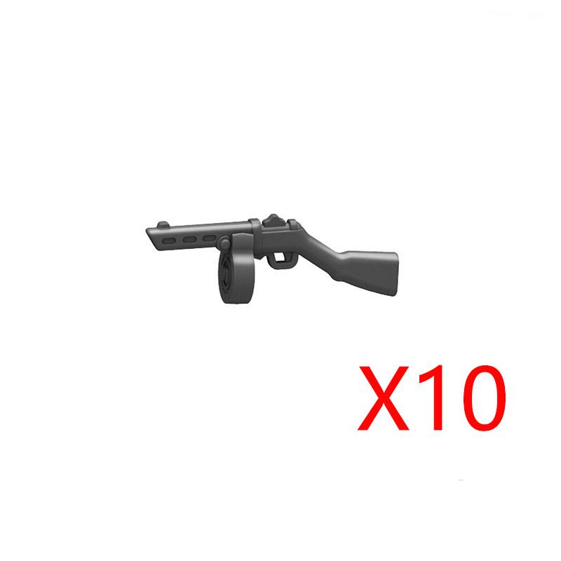 Military Building Blocks Accessories Soldier Figures Weapons Box Rifle Submachine Gun AKM Shield Mini Brick Toy K003 Gift