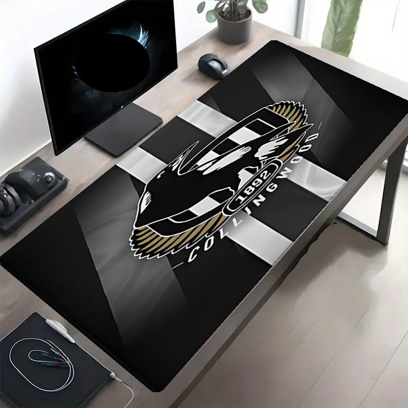 Football Club Print Mouse Pad, Anti‑Slip Desktop keyboard Mat, for PC Laptop Gaming Working Daily Use, Cool Festival Surprise Gift
