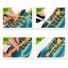 1 Paar No-Tie-Schnürsenkel Schnellverschluss Schnürsenkel ohne Binden Elastische Schnürsenkel für Sneaker Kinder Erwachsene Stiefel Schnürsenkel für Schuhe