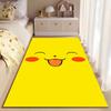 Cute Cartoon Face Yellow Carpet suitable as a non-slip mat for the living room or bedroom sofa