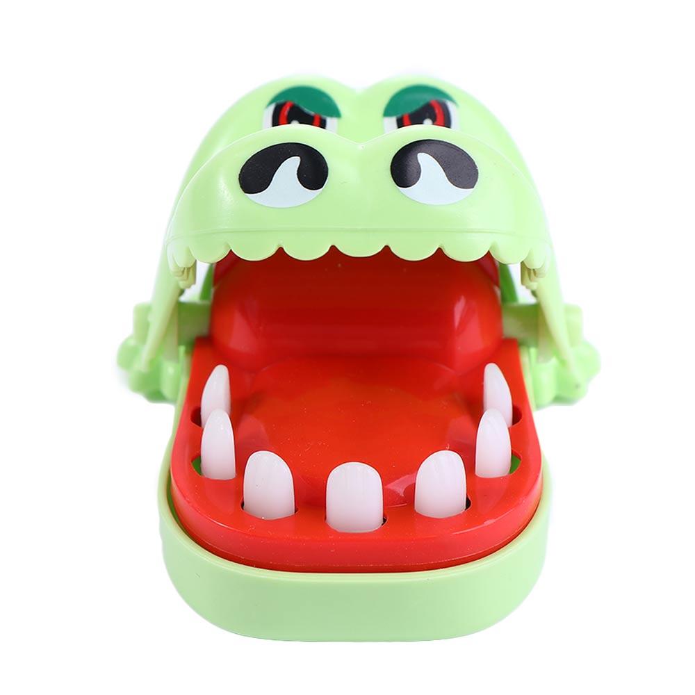 Dentist With Keychain Mini Novelty Toys Crocodile Mouth Crocodile Toys Gags Toy Bite Finger Game