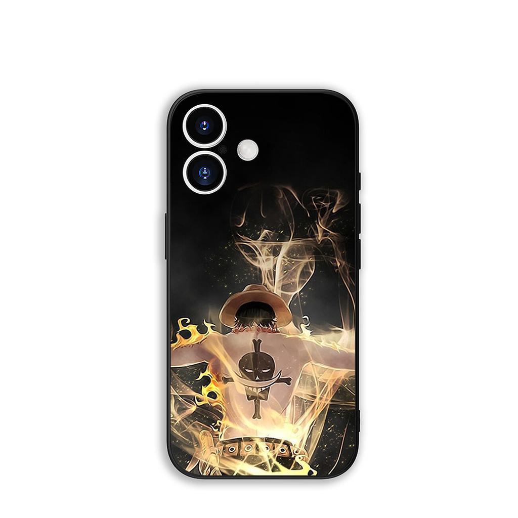 For Samsung Galaxy A55 A54 A25 A36 A17 A26 A35 A33 A34 A14 A37 S8 S9 S20 S21 FE S10 Plus Case Portgas D Ace ONE PIECE Luffy