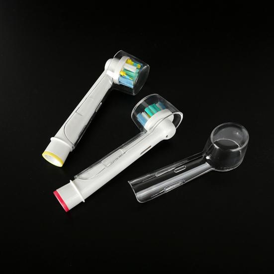 4Pcs Toothbrush Head Cover Dustproof Reusable Transparent Electric Toothbrush Heads Protection Case for Oral-B