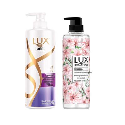 Lux Moisturizing Shampoo & Cherry Blossom Shower Gel Set