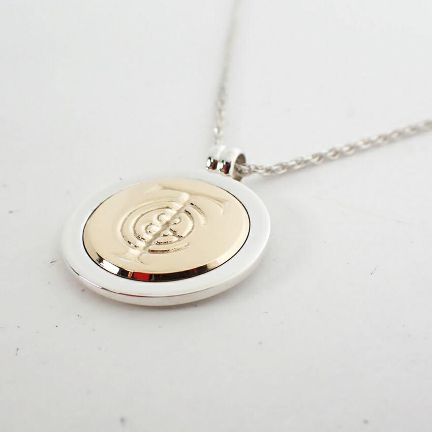 [Gebraucht] TIFFANY/Tiffany 925/750 Kombination Logo runde Münzanhänger [g357-6]