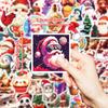 50 PCS Christmas Cartoon Stickers - Fairytale Holiday Decals for Tablets, Mugs, Gifts