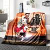 River Plate Champion Player Trophy Print Flannel Blanket Soft Warm Throw Blanket Football Fan Sofa Bed Home Decor