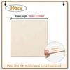 DIY Artists Wooden Square Pieces - 15/20/25/30cm Unfinished Blank Smooth Wood for Crafting Carving And Home Decor