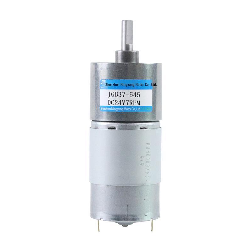37mm 12/24V Mini DC Geared Motor with 545 Brushed Low-Speed Reducer