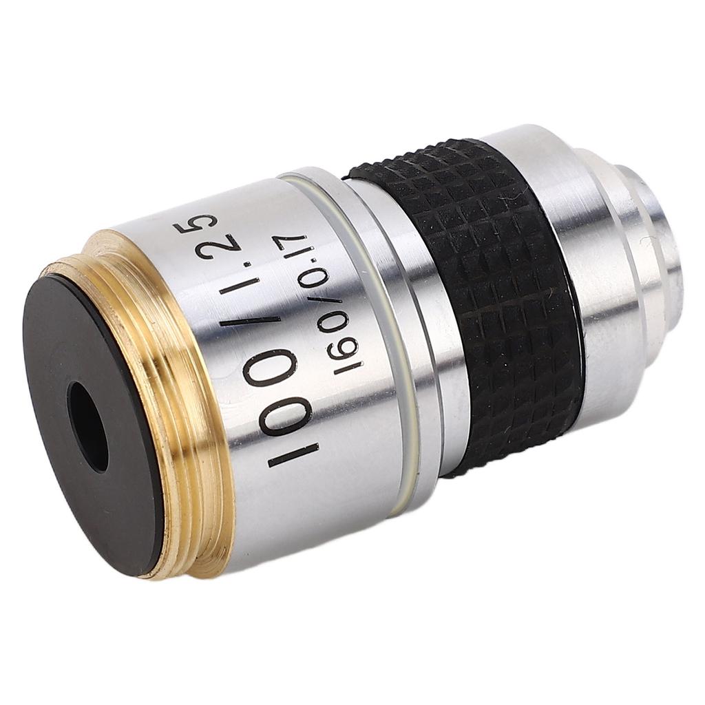 100X Mikroskopový objektiv Velikost RMS Odolný proti pádu Profesionální náhradní objektiv