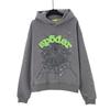 2025 New Fashion Print Letters Spider Web Print Hoodie Hip Hop Plus Size Loose Hooded Sweater Casual Pants Sports Suit