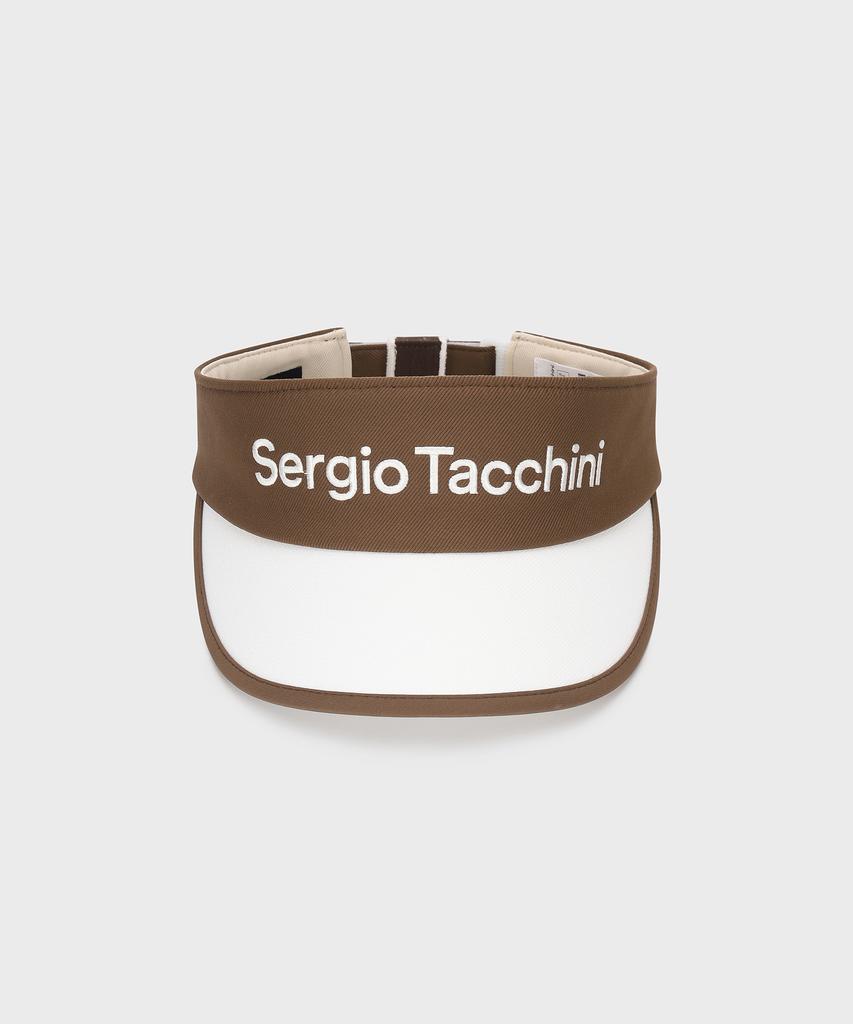 SERGIO TACCHINI W Ribbon Point Sun Visor (Brown)