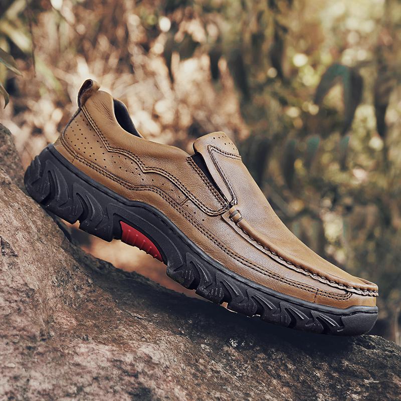 

Мода Мужская Повседневная Обувь слипоны Ручной работы Мужской Стиль Обувь натуральная кожа Удобные Мужские Мокасины Мужские Лоферы мужские Кроссовки 48 хаки