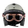 BYB Four Seasons Retro Handmade Personalized 3/4 Motorcycle Helmet-Sizes M/L/XL